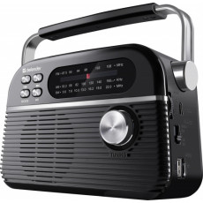 Радиоприёмник DEFENDER Vega 5Вт FM/AM/SW/BT/USB/TF/1200мАч, черный (1/9)