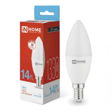 Лампа сд LED-СВЕЧА-VC 14Вт 230В E14 6500K 1330Лм INHOME, арт. 4690612047775