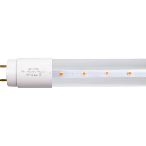 Лампа светодиодная LED-T8-FITO 10Вт 230В G13 600мм IN HOME, арт. 4690612033761