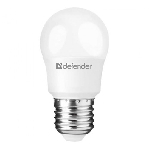 Лампочка светодиодная P45-10W-865-E27 шар, холодный дневной, 1 шт. DEFENDER