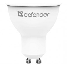 Лампочка светодиодная MR16-10W-840-GU10 софит, нейтральный белый, 1 шт DEFENDER