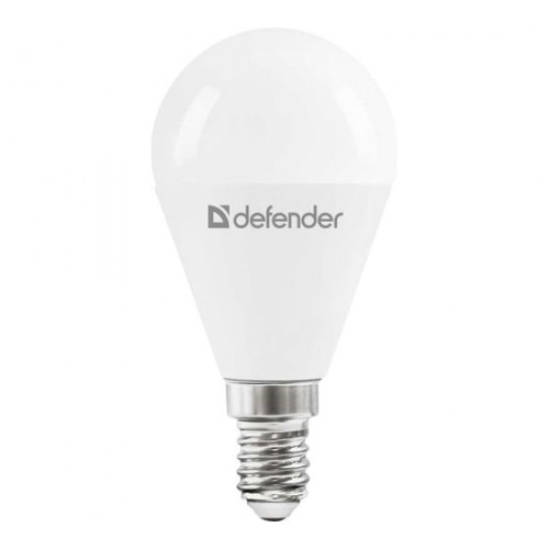 Лампочка светодиодная P45-12W-830-E14 шар, теплый белый, 1 шт. DEFENDER