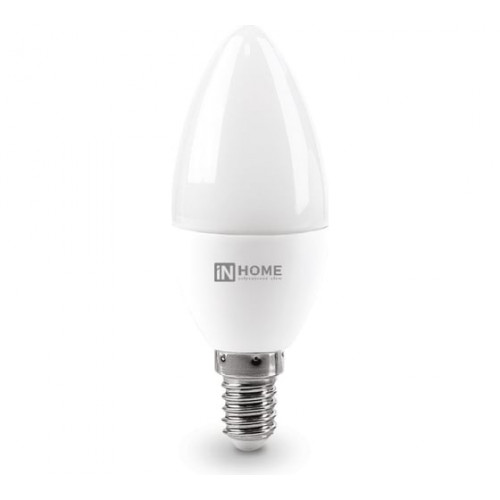 Лампа светодиодная LED-СВЕЧА-VC 4PACK 11Вт 230В Е14 6500К 1050Лм (4шт./упак) IN HOME, арт. 469061204