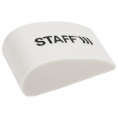 Ластик STAFF College, 38х22х16 мм, в форме капли, цвет белый, 228070