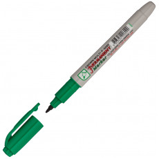 Маркер перманентный Crown Multi Marker Super Slim зеленый, пулевидный, 1мм