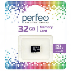 Perfeo microSD 32GB High-Capacity (Class 10) w/o Adapter