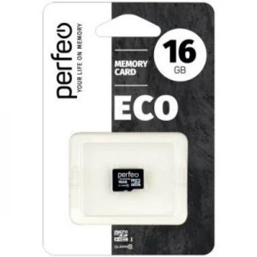 Perfeo microSD 16GB High-Capacity (Class 10) w/o Adapter economy series