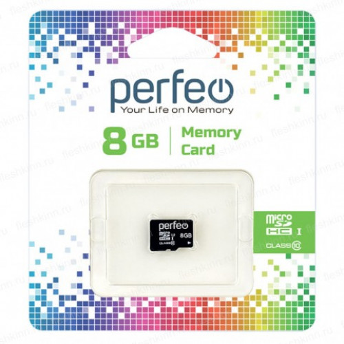 Perfeo microSD 8GB High-Capacity (Class 10) w/o Adapter