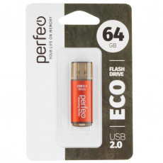Perfeo USB 64GB E03 Red economy series