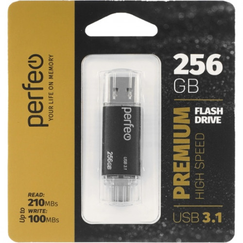 Perfeo USB 3.0 256GB M14 Type A+C
