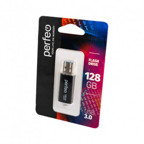 Perfeo USB 3.0 128GB C14 Black metal series