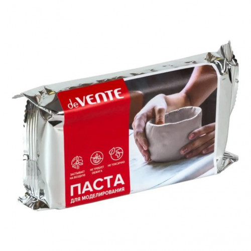 Паста для моделирования "deVENTE. HOBBY CREATIVE" белая, 500 грамм, самозатвердевающая на воздухе