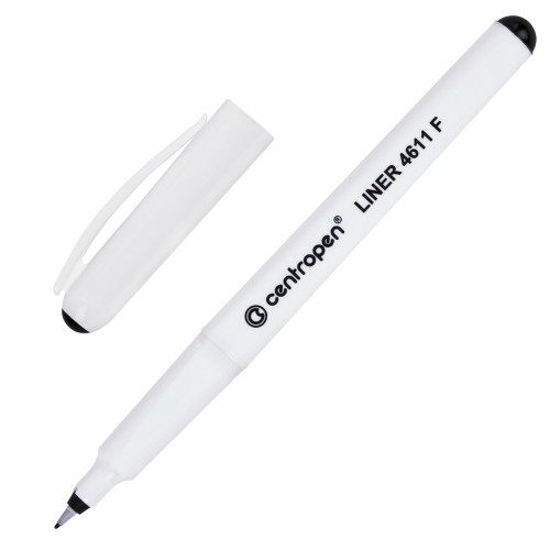 Ручка капиллярная CENTROPEN "Handwriter" трехгранная 0,5 мм черная
