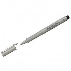 Ручка капиллярная Faber-Castell Ecco Pigment черная, 0,1мм
