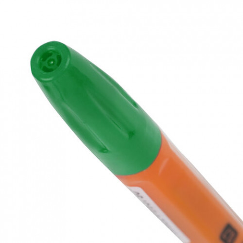 Ручка шариковая BRAUBERG ULTRA ORANGE, ЗЕЛЕНАЯ, узел 0,7 мм, чернила ГЕРМАНИЯ, наконечник ШВЕЙЦАРИЯ, 143565