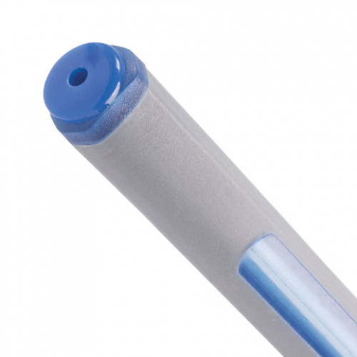 Ручка шариковая масляная BRAUBERG Extra Glide Soft Grey, СИНЯЯ, узел 0,7 мм, линия письма 0,35 мм, 142929