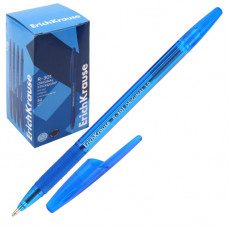 Ручка шариковая ErichKrause R-301 Stick&Grip Original 1.0, цвет чернил синий (в коробке по 50 шт.)
