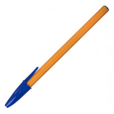 Ручка шариковая STAFF Basic Orange BP-01, письмо 750 метров, СИНЯЯ, длина корпуса 14 см, узел 1 мм, 143740 Ручка шариковая STAFF Basic Orange BP-01, письмо 750 метров, СИНЯЯ, длина корпуса 14 см, узел 1 мм, 143740