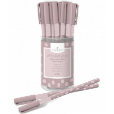 Ручка шарик. на масл. основе LOREX BRIGHT PEARS Slim Soft синий 0,5 мм роз. кругл. корп. ultra-soft Ручка шарик. на масл. основе LOREX BRIGHT PEARS Slim Soft синий 0,5 мм роз. кругл. корп. ultra-soft