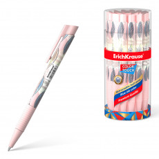 Ручка шариковая автоматическая ErichKrause® ColorTouch® Flora, цвет чернил синий (в тубусе по 24 шт. Ручка шариковая автоматическая ErichKrause® ColorTouch® Flora, цвет чернил синий (в тубусе по 24 шт.