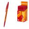 Ручка шариковая ErichKrause Slender® Stick Orange 0.7, Super Glide Technology, цвет чернил красный (