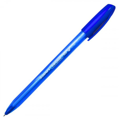 16702/20BX Ручка шариковая синяя 0,5мм синий Luxor INKGLIDE ICY