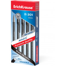 Ручка гел. ErichKrause R-301 Magic Gel 0,5 мм черный 