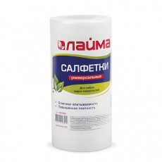 Салфетки универсальные в рулоне, 70 шт., 20х22 см, вискоза (спанлейс), 45 г/м2, LAIMA, 601566