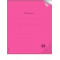 Тетрадь КЛЕТКА 48л. цвет.пласт.обл. plastic cover НЕОН MAGENTA (48-1372) 1 дизайн
