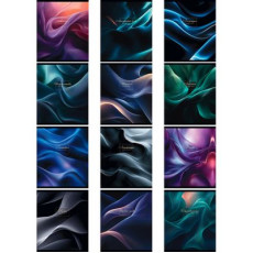 Комплект (12 шт.) предметных тетрадей 48л. «FLUID ART» (48-4415) стандарт, софт-тач, бандероль + пэт Комплект (12 шт.) предметных тетрадей 48л. «FLUID ART» (48-4415) стандарт, софт-тач, бандероль + пэт