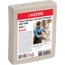 Пластилин скульптурный "deVENTE. ART" белый, 500 г, пленка, мягкий