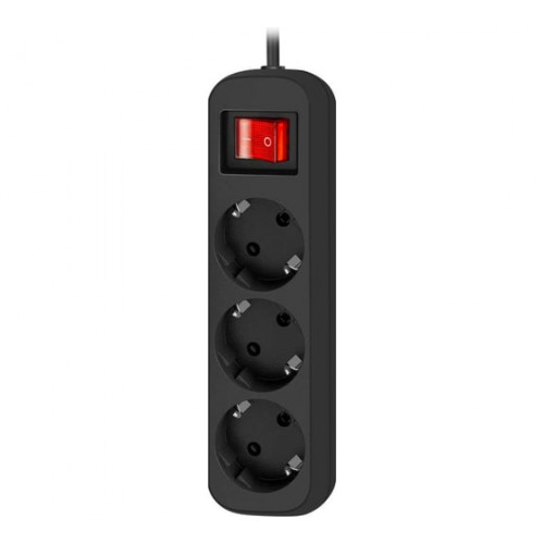 Удлинитель с заземлением G318 Выключатель, 1.8 м, 3 розетки, DEFENDER