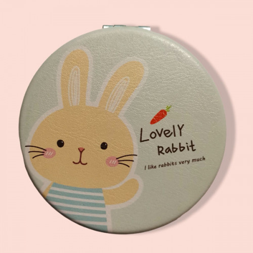 Зеркальце "deVENTE. Little Rabbit" круглое распашное, подмагниченное