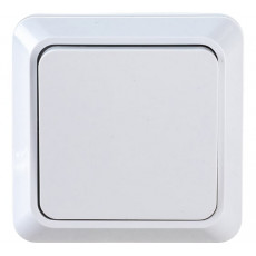 Выключатель одноклавишный BOLLETO белая накладная 7021 IN HOME, арт. 4680005959747 Выключатель одноклавишный BOLLETO белая накладная 7021 IN HOME, арт. 4680005959747