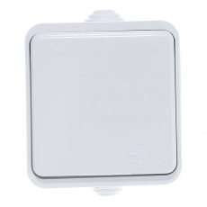 Розетка одинарная с заземлением с крышкой AQUA белая полугерметичная 3112 IN HOME, арт. 469061200045 Розетка одинарная с заземлением с крышкой AQUA белая полугерметичная 3112 IN HOME, арт. 469061200045