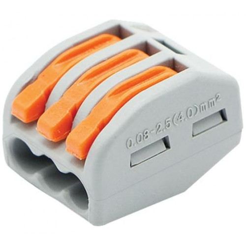 Строительно-монтажная клемма СМК 222-413 (25штук/упаковка) IN HOME,арт. 4690612027234