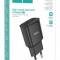 Блок питания сетевой 2 USB HOCO, C88A, Star, 2400mA, пластик, цвет: чёрный(1/12/120)