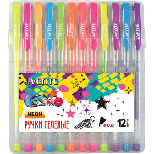 Набор флуоресцентных гелевых ручек Cosmo Fluo