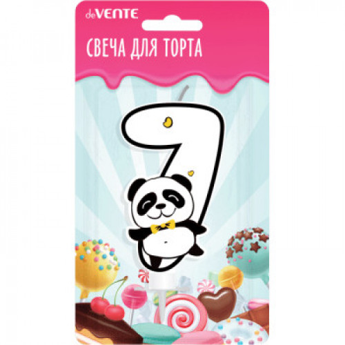 Свеча-цифра для торта Панда