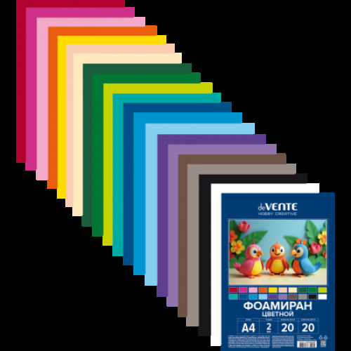 Фоамиран цветной HOBBY CREATIVE