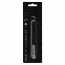 Нож канцелярский TOTAL BLACK