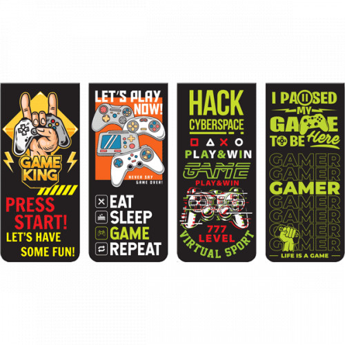 Набор закладок для книг Game