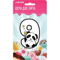 Свеча-цифра для торта Панда