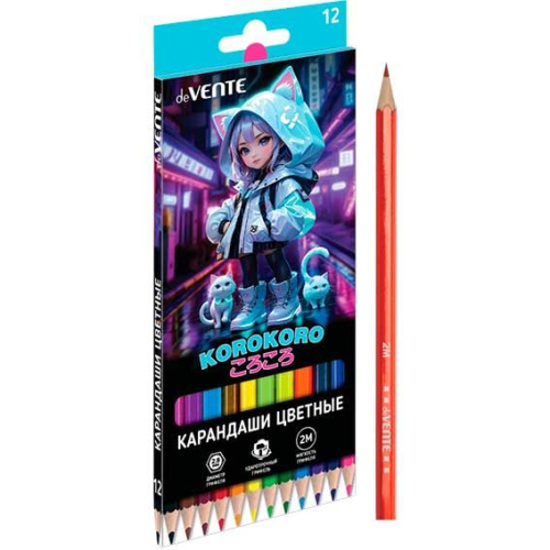Карандаши цветные Korokoro