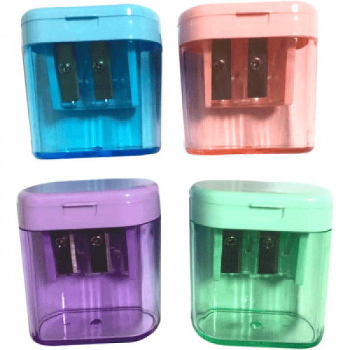 Точилка для карандашей 2 отверстия Pastel