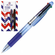 Ручка шариковая автоматическая 4 в 1