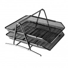 Лоток для бумаг двухсекционный