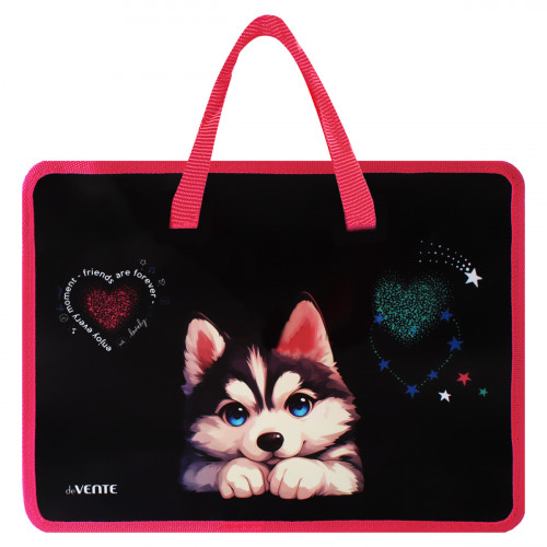 Папка для тетрадей, ИЗО и технологии Cute Husky