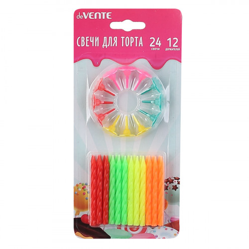 Набор свечей для торта Neon