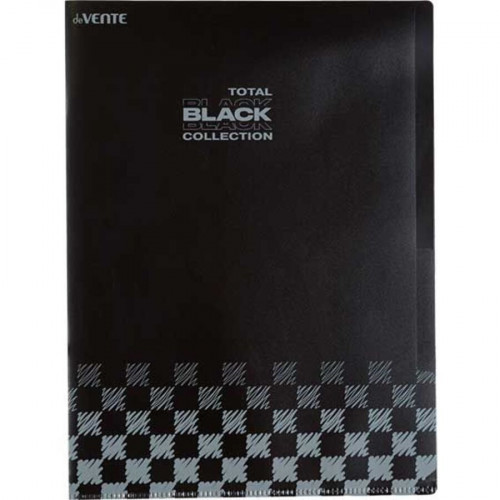 Папка-уголок c 3-мя отделениями Total Black
